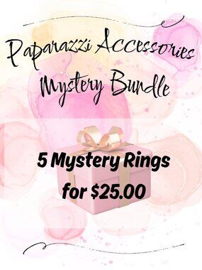 Paparazzi 5 Piece Mystery Ring Bundle (5RINGS)